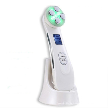 appareil de beauté faciale instrument de beauté de massage par vibration EMS et RF